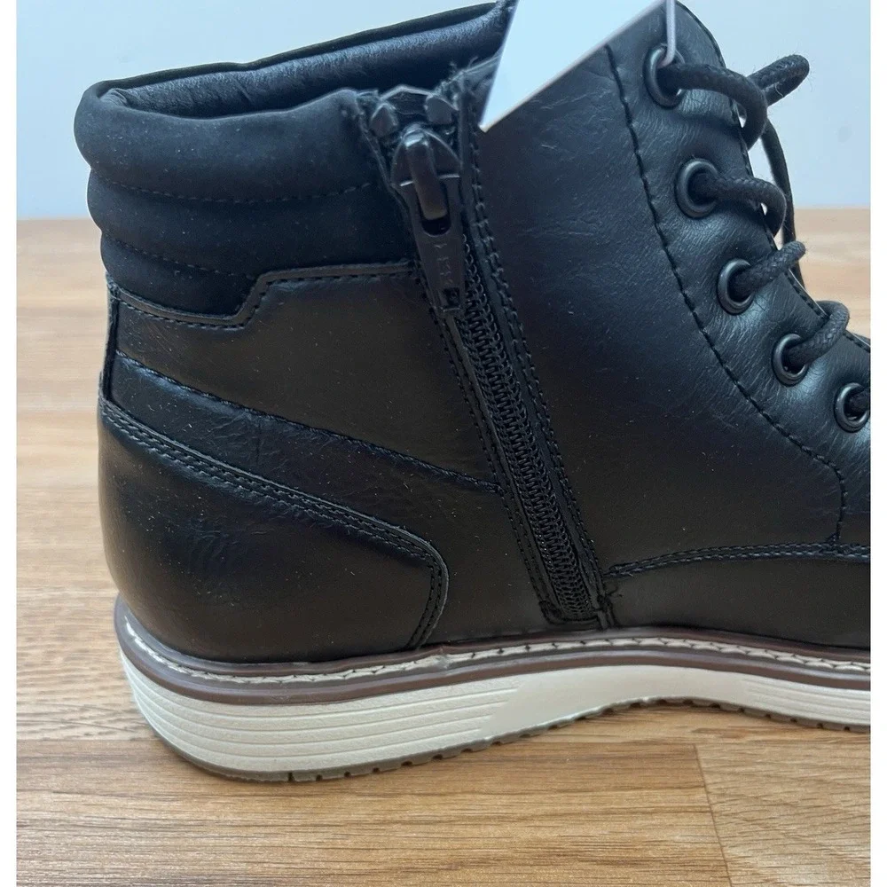 Steve Madden Jelen Chukka Ankle Boots Black Size‎ 9.5 Mens NEW